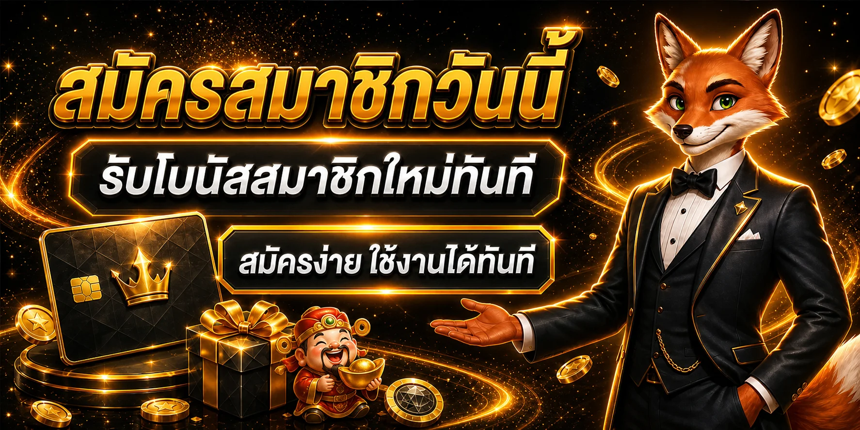 แบนเนอร์สมัครสมาชิก BGSLOT789 และรับโบนัส